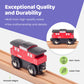 maxim enterprise, inc. Wooden Train Caboose # 9 - Compatible with other Major Name Brand Wooden Train Sets and Wooden Train Tracks