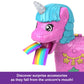 Polly Pocket Unicorn Partilandia Pinata Pencil Case with 2 Mini Dolls & 25 Party Themed Accessories, Toy +4 Years (HYD96)