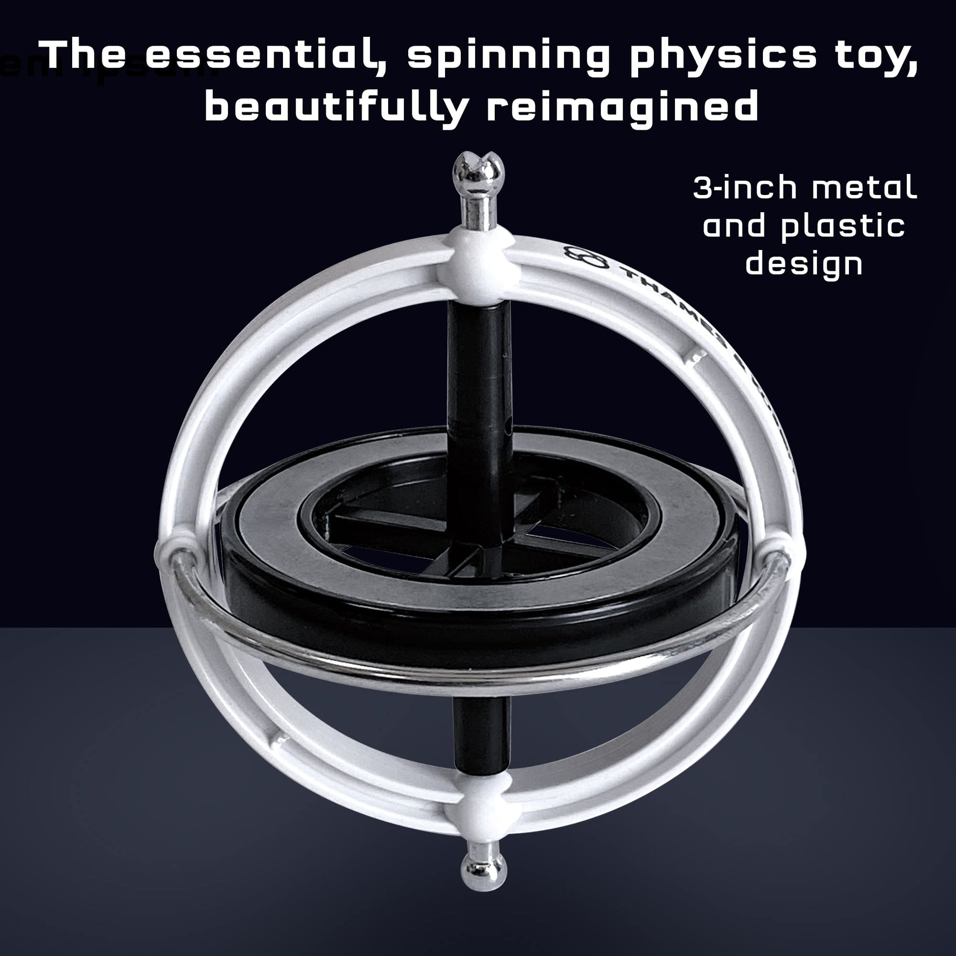 Thames & Kosmos Gyroscope | Essential STEM Tools | Classic Physics Science Toy for Kids & Adults | Experiments in Motion, Forces & Gravity | Includes