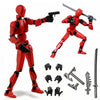 Titan 13 Action Figure, Assembly Completed 3D Printed Action Figure, Multi-Jointed Movable Dummy Robot, Articulated Desktop Toy for Collectors