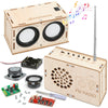 Stem Projects Toys for Boys age 8-12 12-14 Science Kit Building Own Bluetooth Speaker & FM Radio DIY Electronics Kit Science Experiments Kid 9-12 Boy
