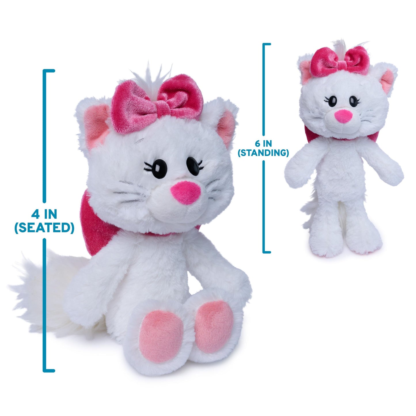 GUND Disney Marie Little Toothpick 6-Inch Kitten Plush Toy for Ages 1+