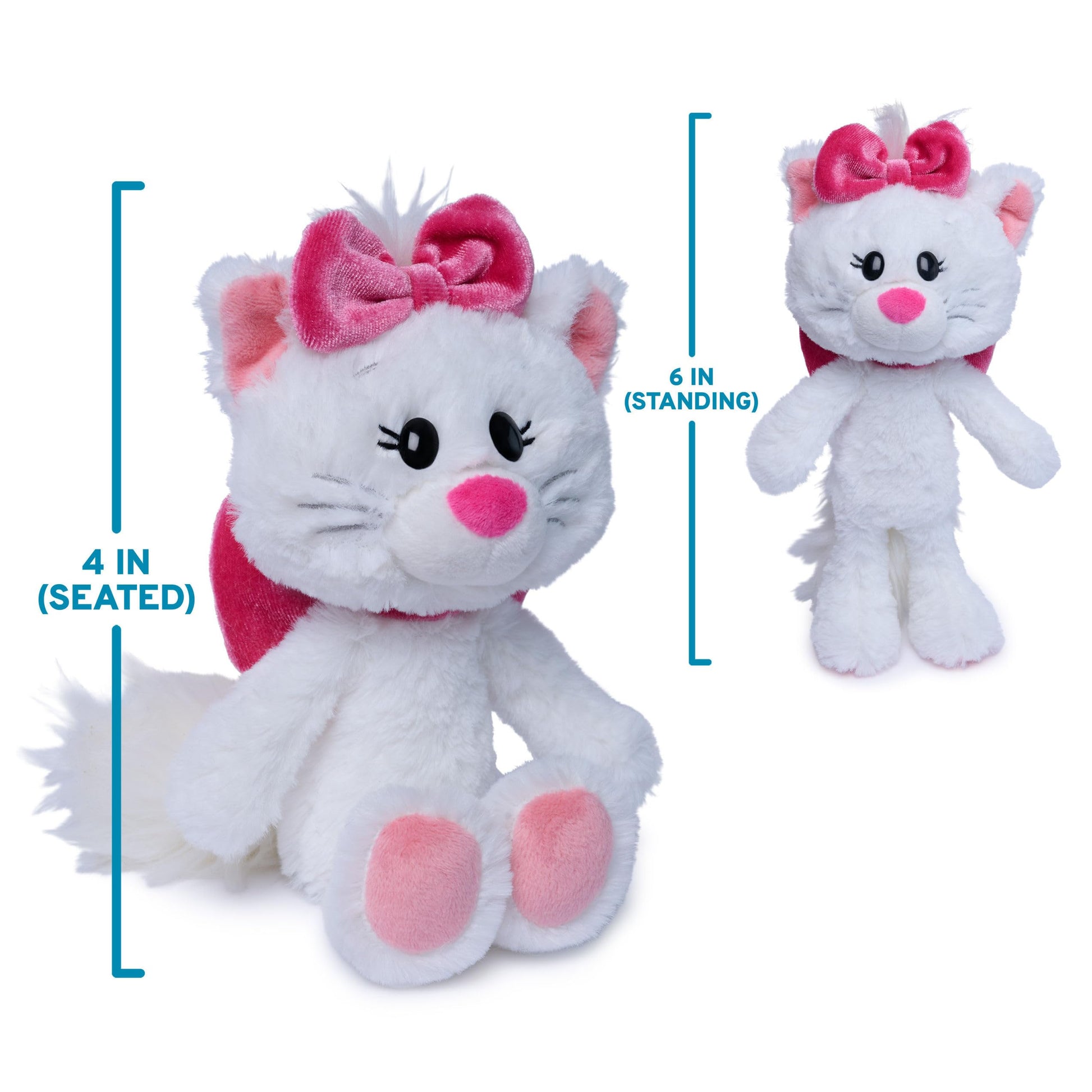 GUND Disney Marie Little Toothpick 6-Inch Kitten Plush Toy for Ages 1+