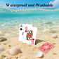 Metsyth Plastic Playing Cards Waterproof Cards Poker Card 2 Pack Playing Card Large Print for Adults Seniors, Deck of Card Set Poker Cards for Beach