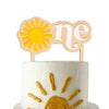 UDOTE Sun One 1st Birthday Cake Topper