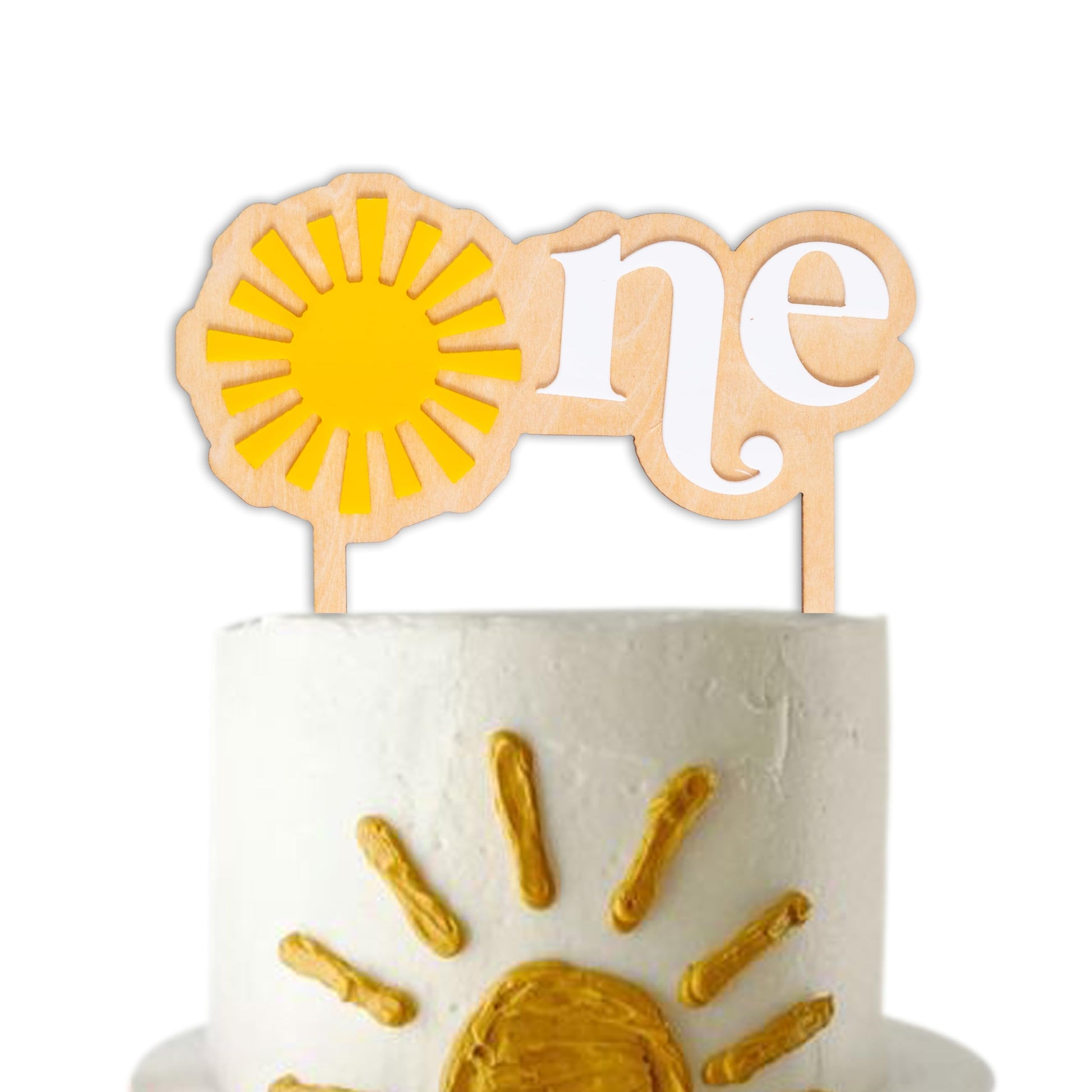 UDOTE Sun One 1st Birthday Cake Topper