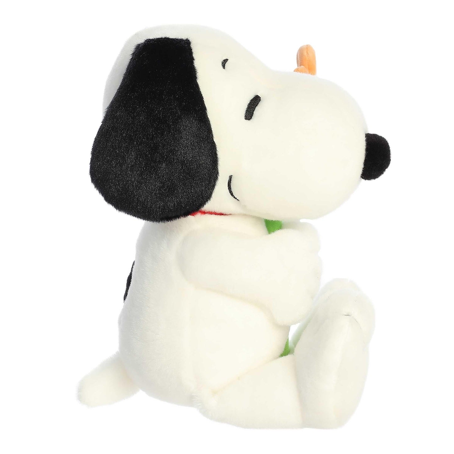Aurora Peanuts Snoopy Stuffed Animal, 11 Inch Classic Snoopy Plush Holding Flower, Soft Cuddle Companion Character Toy and Nostalgic Snoopy Gifts