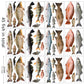 Simulated Natural Fish Stickers Suit
