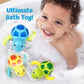 Bath Toys for Toddlers 1 2 3 4 5 Years Old,Pool Toys for Kids,Baby Funny Wind Up Swimming Turtle Bath Toy,Cute Floating Bathtub Water Toys,Gift