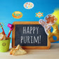 Bulk 100 Pieces Purim Sticker Roll
