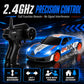Liberty Imports RC Drift Car 1/24 2.4GHz 4WD Remote Control Sport Racing On-Road Vehicle with LED Light, Batteries and Drift Tires (Style 7)