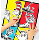 Dr. Seuss Coloring Book Bundle Activity Set - 4 Pack Dr Seuss Craft Kit Featuring Horton Hears a Who, The Cat in The Hat, and Green Eggs and Ham
