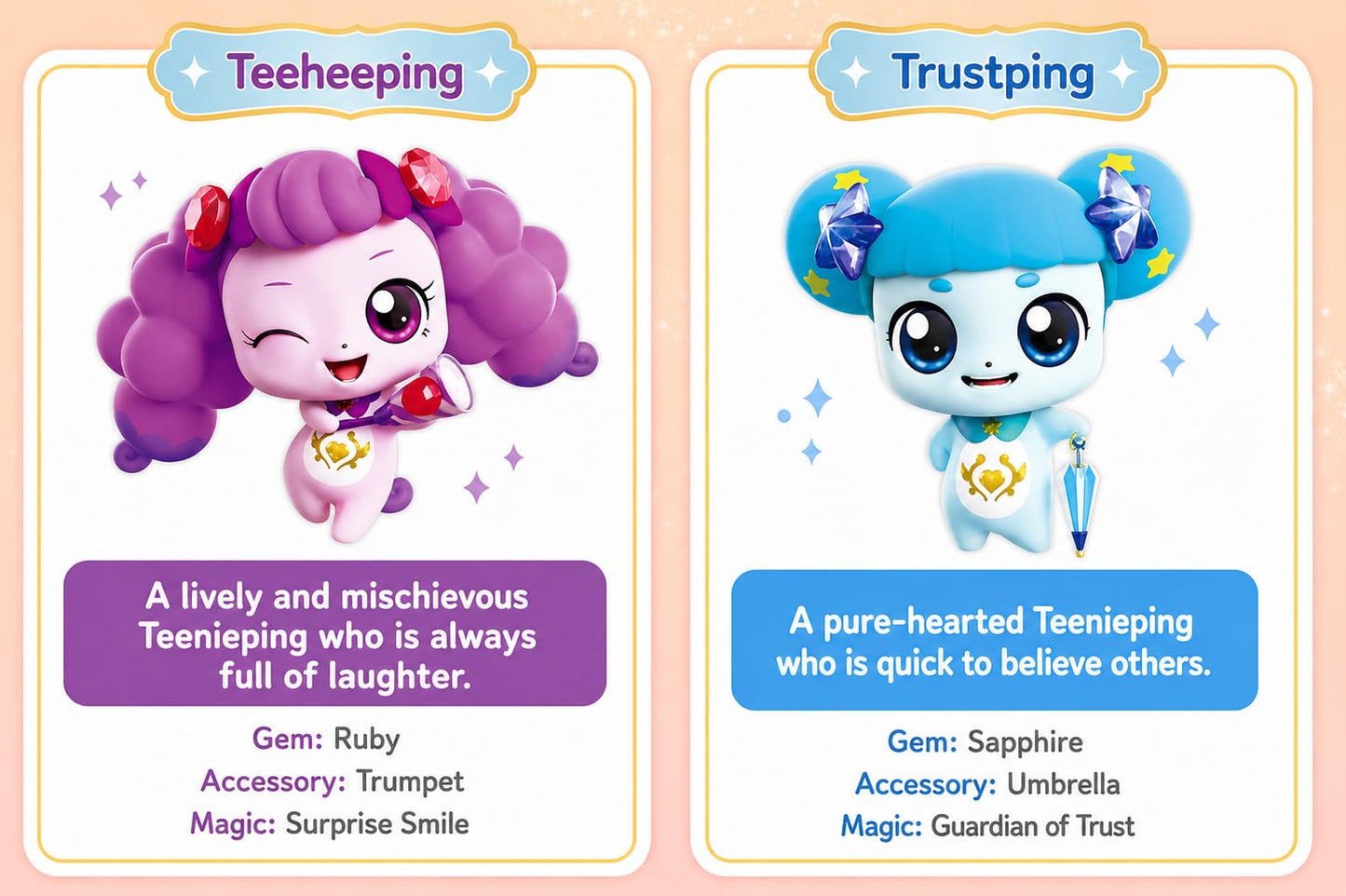RaoNEE Catch Teenieping Season 2 Special Figure Set - 6 Pieces