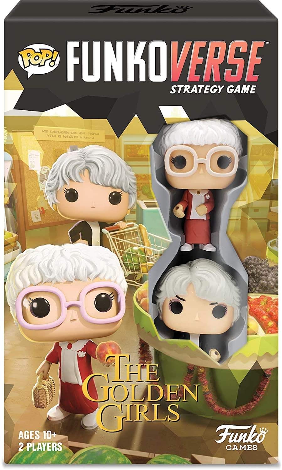 Funko Games Funko POP! Funkoverse 101-Expandalone - (English) Golden Girls Board Game - Light Strategy Board Game for Children & Adults (Ages 10+) -