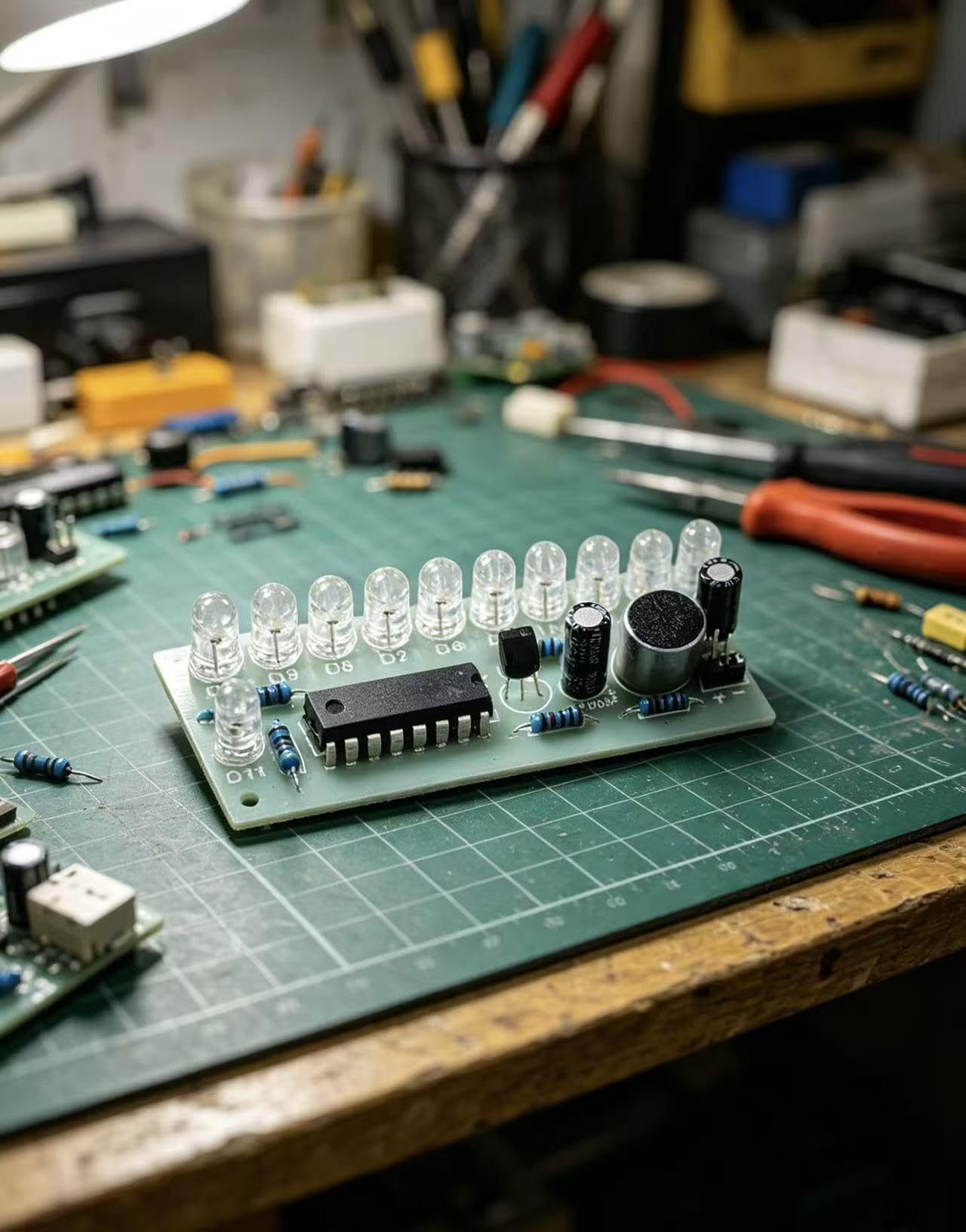 Soldering Practice Kit DIY Electronics Learning Board