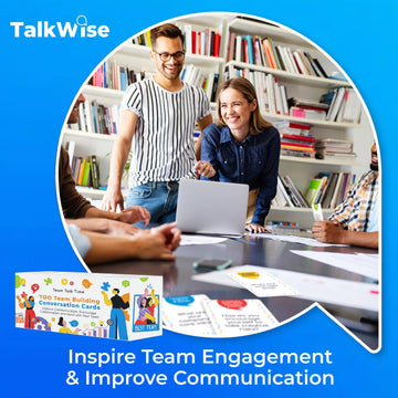 700 Team Building Conversation Cards for Coworkers, Fun Team Building Games for Work, Communication Cards for Deeper Connections, Ice Breaker Question