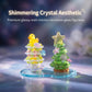 Crystal Stacked 3D Building Stickers, 8 Sets DIY Puffy Resin Decorative Stickers for Kids, Layered Kawaii Miniature Scene Craft Kit for Desktop