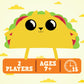Exploding Kittens Tacocat Spelled Backwards 2 Players - Ages 7+ - 15 Minutes to Play - Clever Family Board Game - Couples Game, Family Game Night, Kid