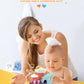 TI-TOO Baby Bath Toys, Fun Simple Physics Educational Bathtub Water Toy, Bath Time Fun Splash Toys for 1, 2, 3+ Year Old Boys Girls Toddlers, Safe