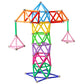 ELONGDI Magnetic Building Blocks, [ 132 Pieces ] Lengthen Building Sticks Set, Magnet Stem Toys Set Non-Toxic Building 3D Puzzle Boys Toys for Kids