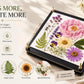 Suziko Large Flower Press Kit 11.8 x 8.7 inch 6 Layers with Photo Frame and Book Marks,Plant Pressing Kit for Adults Measures, Fast Making Pressed