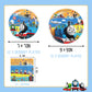 Train Birthday Party Supplies, Train Friends Theme Party Tableware Includes 20Pcs Plates, 20Pcs Napkins and 2Pcs Tablecloth for Kids Train Theme Party