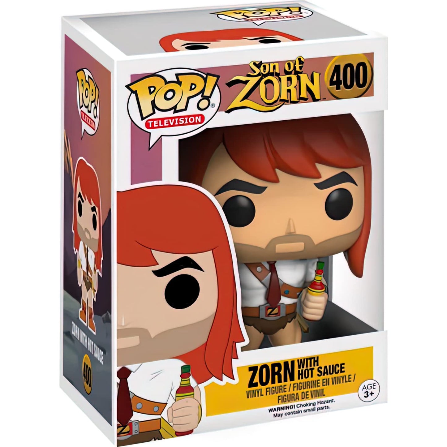 Funko Z o r n w/Hot S a u c e : P o p ! TV Vinyl Figurine Bundle with 1 Compatible 'ToysDiva' Graphic Protector (400-12880 - B)