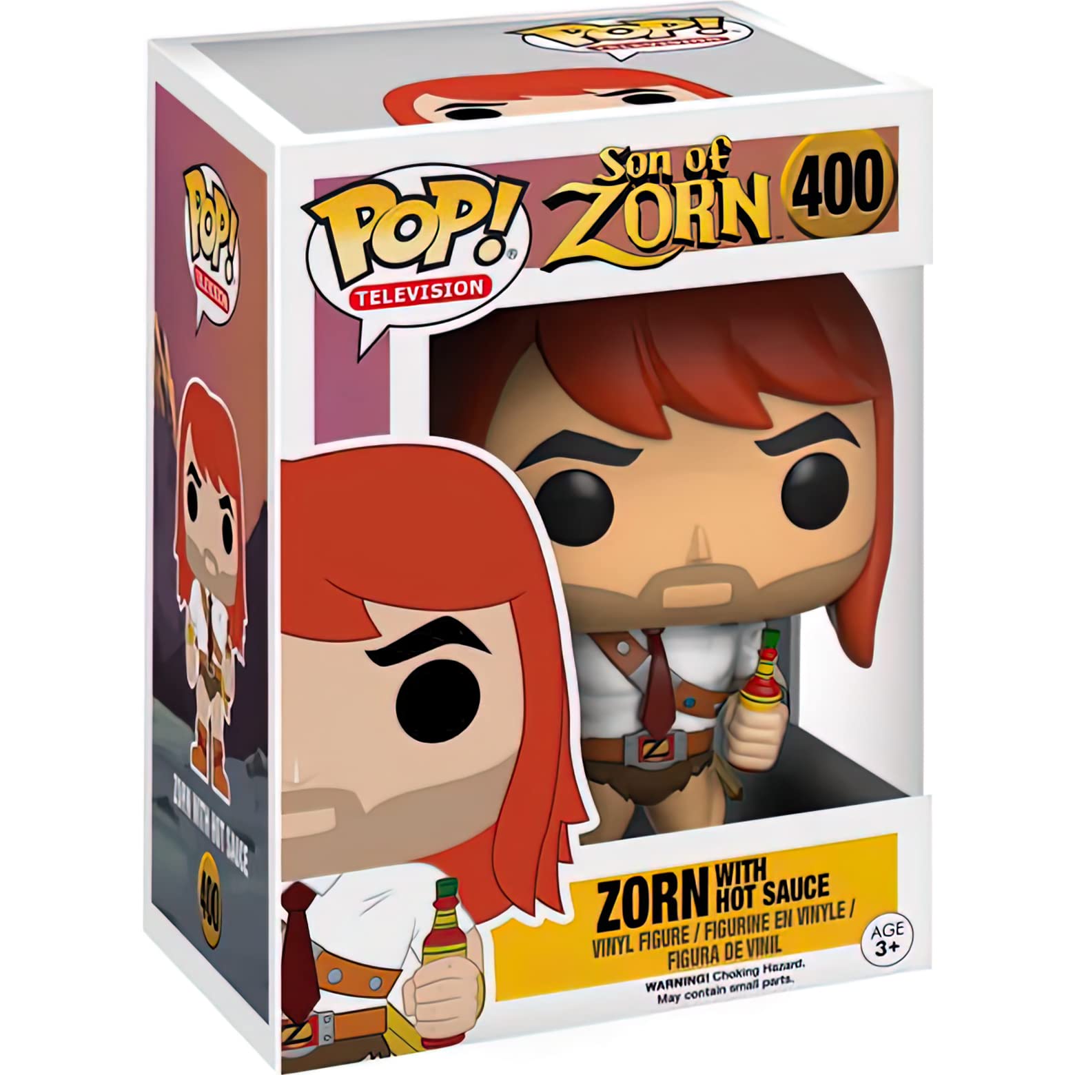Funko Z o r n w/Hot S a u c e : P o p ! TV Vinyl Figurine Bundle with 1 Compatible 'ToysDiva' Graphic Protector (400-12880 - B)