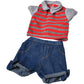 Constructive Playthings-GAN-61 Washable Clothing for 12-14 Inch Baby Dolls, Set of 4 Outfits