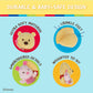 Kids Preferred Disney Baby Winnie the Pooh Plush with Little Piglet CUTEEZE Collectible Plush Stuffed Animal