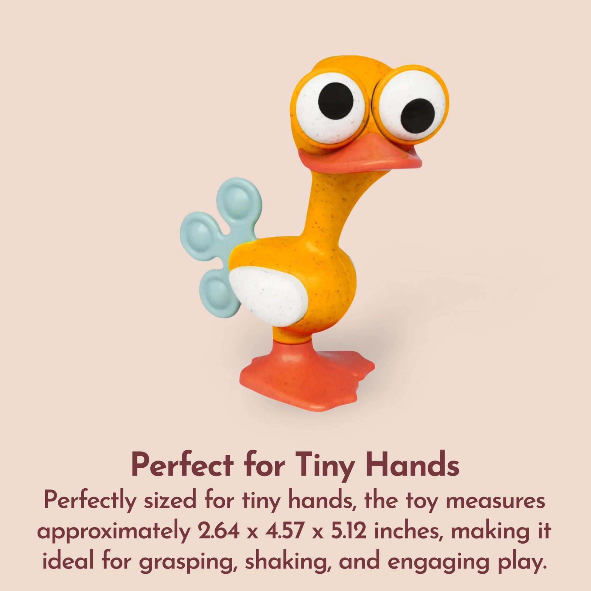 Tolo Crazy Eyed Bird | Interactive Toy for Babies 3+ Months Teething Relief