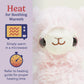 warmies Junior Microwavable & Weighted Stuffed Animals, Pink Llama - Heated Stuffed Animal Plushie for Warmth & Comfort - Cute Soft Plush Toys