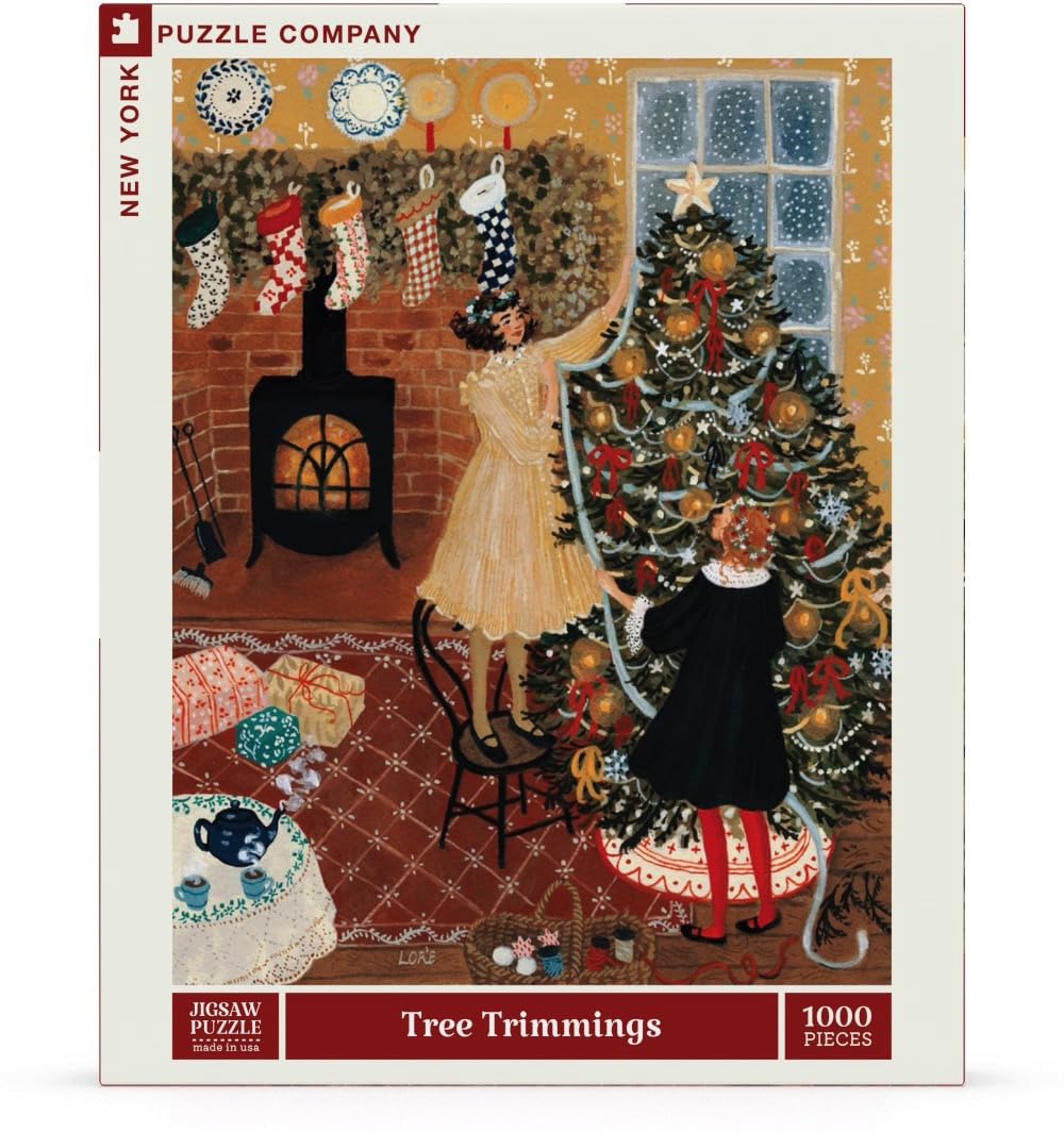New York Puzzle Company - Loré Pemberton Tree Trimmings - 1000 Piece Jigsaw Puzzle for Adults by Loré Pemberton