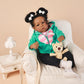 Rebornova Reborn Baby Dolls Black Girl, African American 20 Inch Realistic Newborn Baby Dolls with Lifelike Soft Body Silicone Limbs Birthday Gift Set