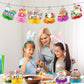 Easter Party Decorations, 8 Pcs Easter Honeycomb Centerpieces, Easter Bunny Egg Honeycomb Centerpiece, Easter Decoration, Happy Easter Honeycomb
