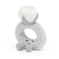 Jellycat Amuseables Diamond Ring Stuffed Toy, 8 inches - Wedding Ring Plush - Engagement and Wedding Gift