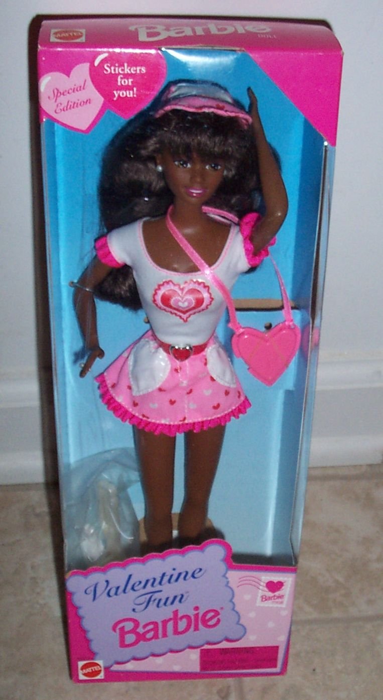 Barbie 1996 Valentine Fun Ethnic Doll Item # 16313 by Mattel