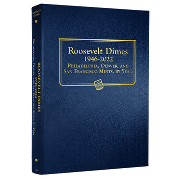 Whitman US Roosevelt Dime Coin Album 1946 - 2022 #3394