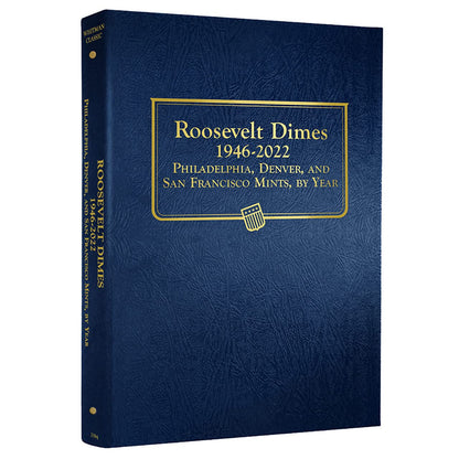 Whitman US Roosevelt Dime Coin Album 1946 - 2022 #3394