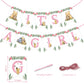 Winnie IT'S A Girl Banner for Baby Shower Decorations Girl Baby Shower Banner for Girls Party Birthday Decorations