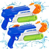 Water Guns for Kids - Summer Soaker Squirt Guns, 400CC/40ft for 3 Years Old and up Boys Girls Adults - 2 Pack Outdoor Toy for Swimming Pool Yard Lawn