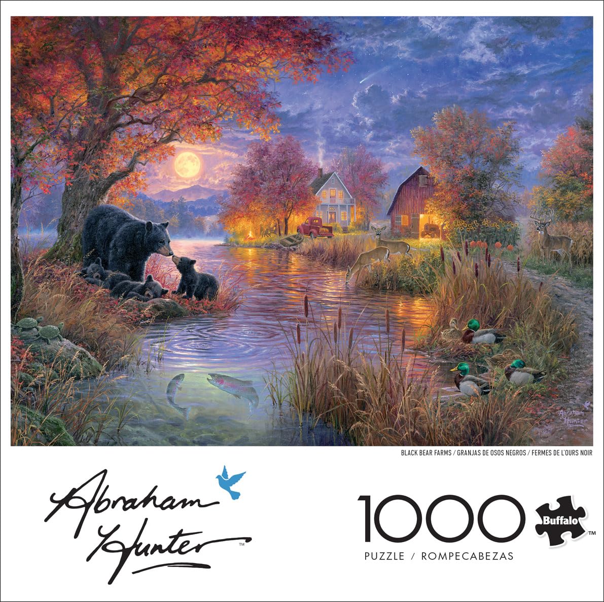 Buffalo Games - Black Bear Farms - 1000 Piece Jigsaw Puzzle for Adults