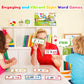 Word Family Build Book, 30 Read and Rhyme Flip Activity Book, Dinosaur ABC Learn to Read Phonics Flash Cards for Preschool/Kindergarten, CVC Words