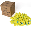 OIMIO Half Length Darts Refill Pack, 200pcs Short Soft Bullets Compatible With Dart Zone, Nerf, Worker, Zhenweiqi, 14+ (Blue Yellow)