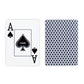 Single Blue Deck, Wide Size, Jumbo-Index, Plastic-Coated Playing Cards by Brybelly