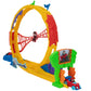Marvel Spidey and His Amazing Friends Amazing Metals Super Loop Track Set - 28-Inch Race Track with Launcher, 360 Degree Super Loop, and Exclusive