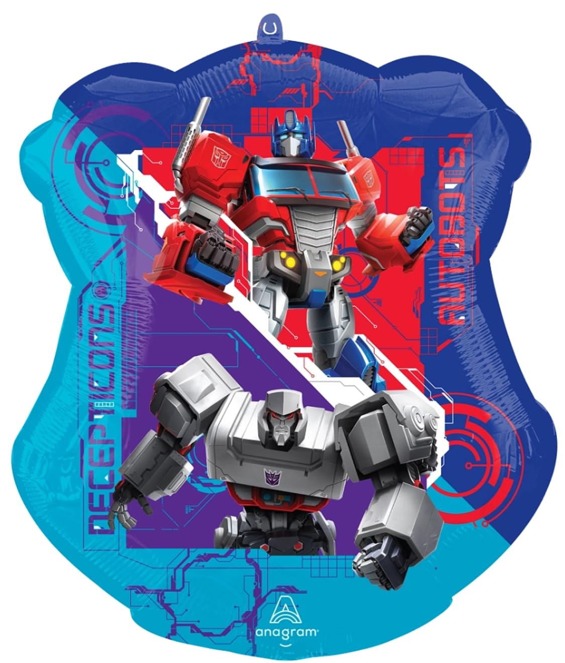 5th Birthday Party Supplies 7pc Transformer's Foil Balloons Decorations