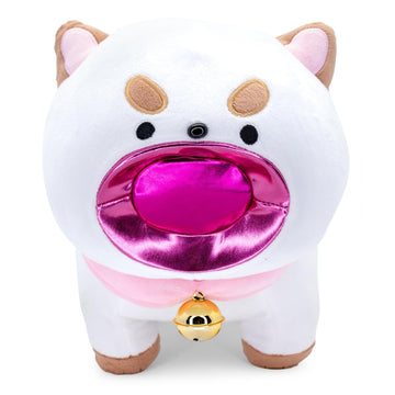 Bee and Puppycat 16-Inch Laser Mouth Puppycat Collector Plush Toy | Huggable Soft Stuffed Animal for Cuddling | Officially Licensed Collectible