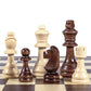 AMEROUS Wooden Chess Pieces Only, Tournament Staunton Wood Chessmen with 3.5 inches King, Chess Game Pawns for Chess Board Game, Replacement