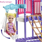 Barbie Skipper Babysitters Inc. Climb 'n Explore Playground Dolls & Playset with Babysitting Skipper Doll, Toddler Doll, Play Station, Moldable Sand &